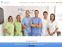 Tablet Screenshot of clinicadentalodonthos.com